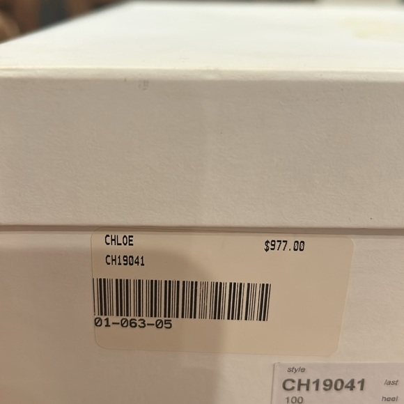 Chloe Black Heeled Boots with Gold Buckle and Chunky Heel - Picture 14 of 15